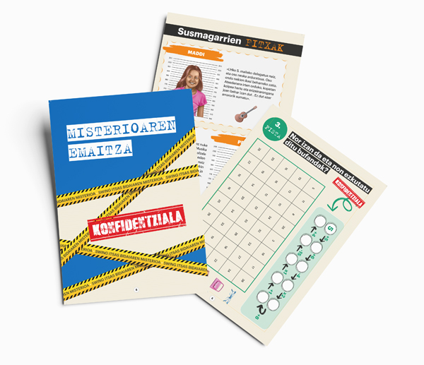 BERRIA egunkaria eta Txintxa jolasak - Fitxak